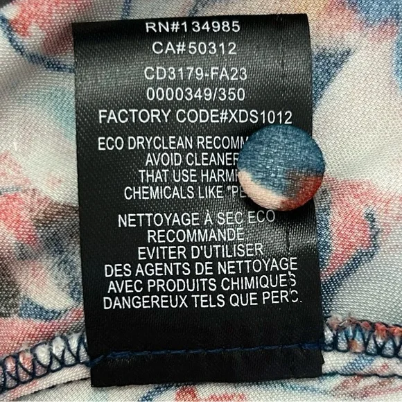 For Love & Lemons Blake Mini Dress Floral Cutout M - Picture 14 of 14